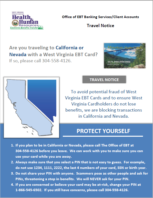 community america travel notice