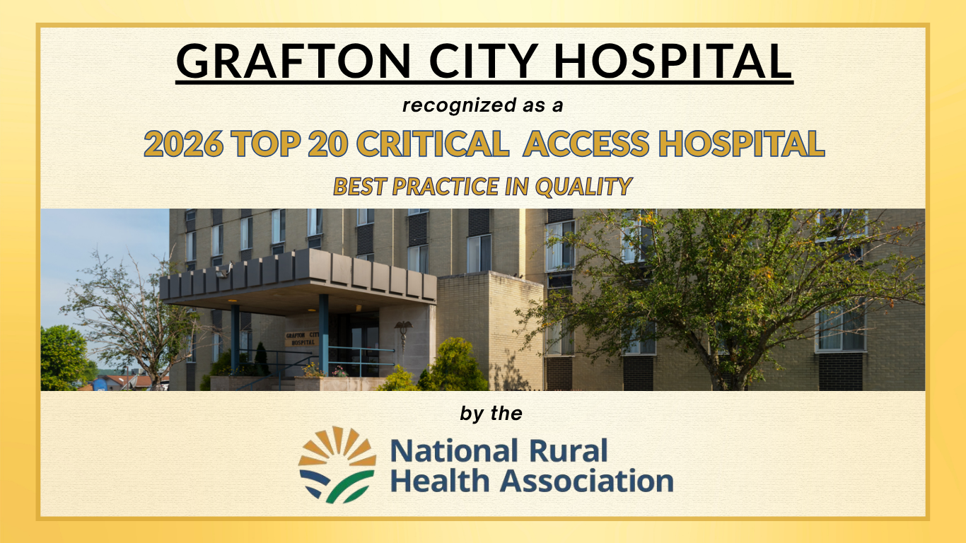 Annoucement of award by NHRA to Grafton City Hospital