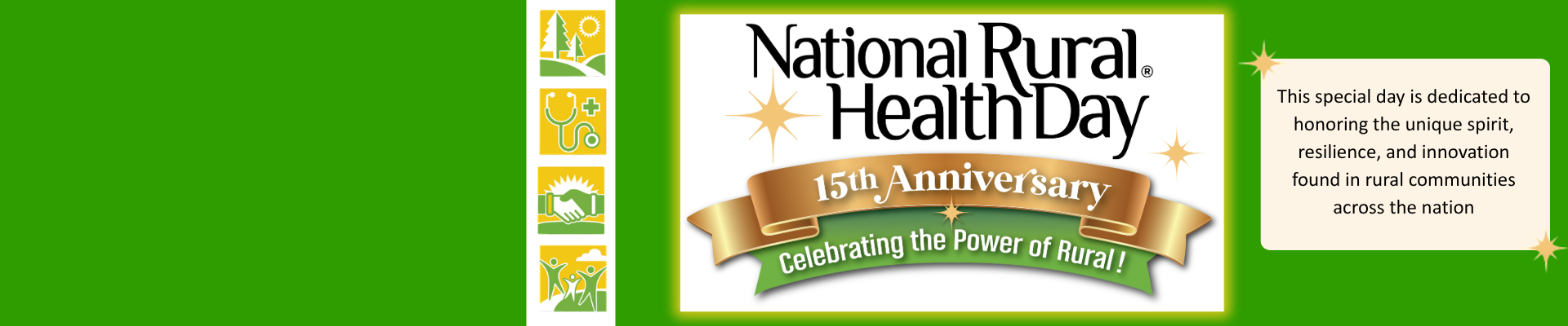 National Rural Health Day 15th Anniversary Banner 
